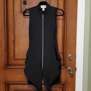 Black sleeveless Joseph Ribkoff Tunic